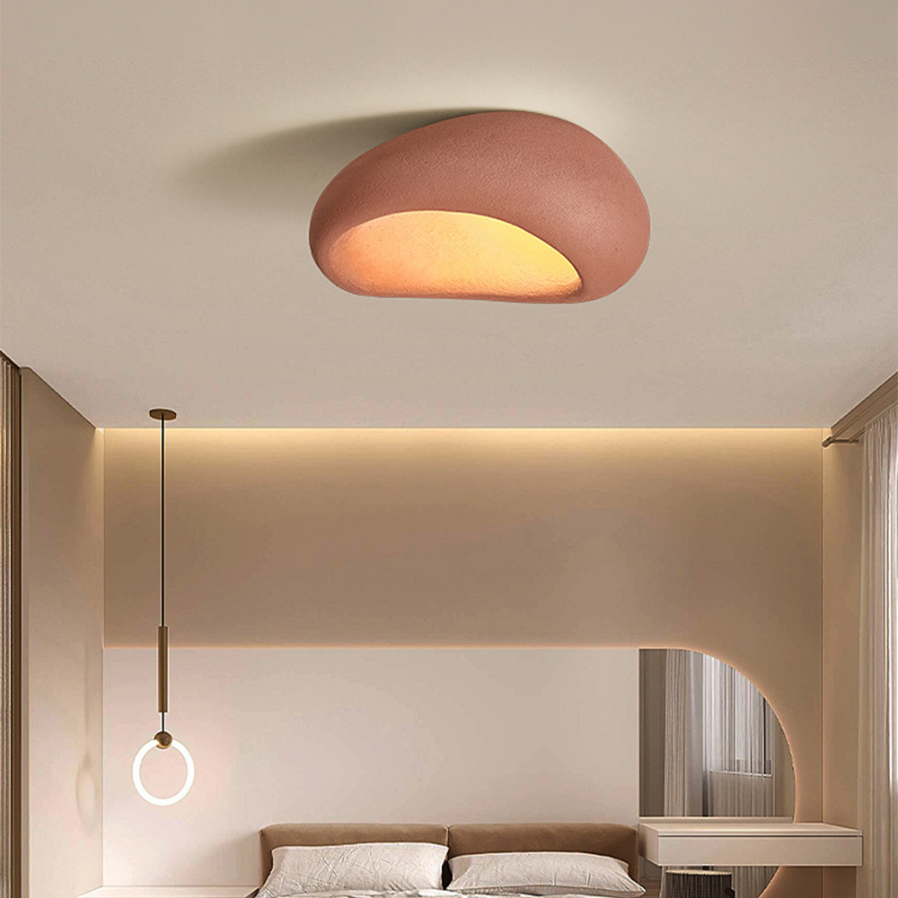 Wabi Sabi Khmara Flush Ceiling Light