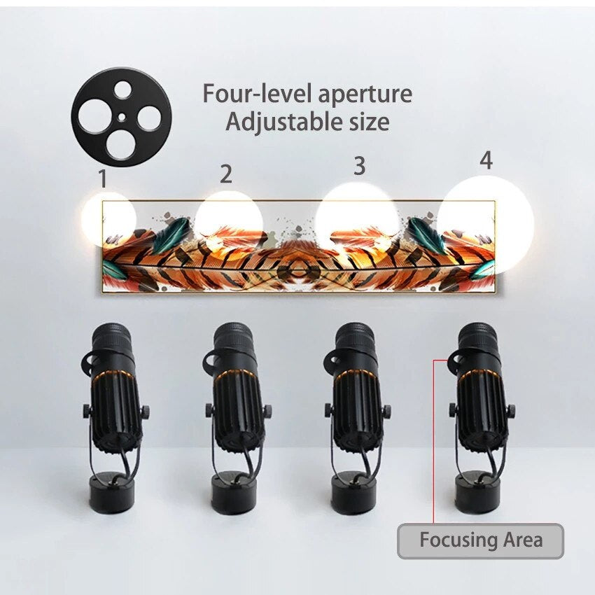 Adjustable LED Spotlight - Focus Background Light