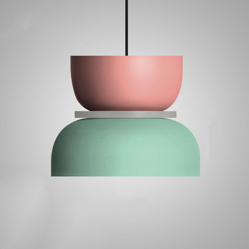 Nordic Colorful Macaron 1-Light LED Pendant Light