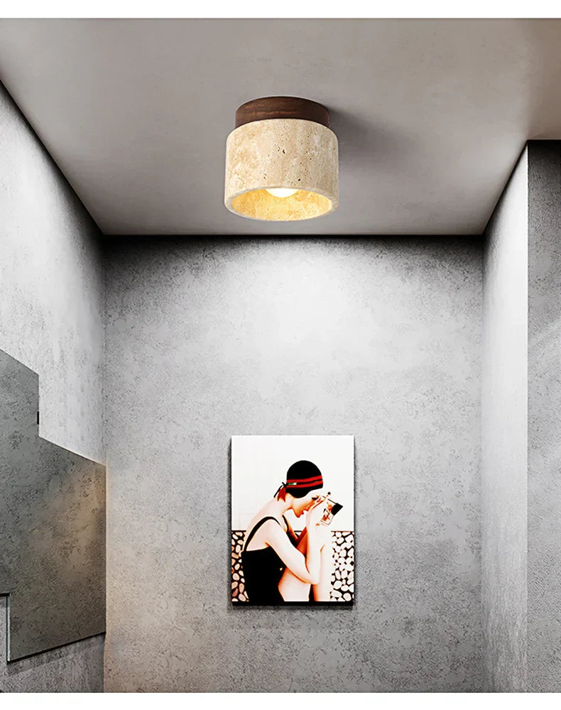 Japanese Creative Cream Style Ceiling Lamp