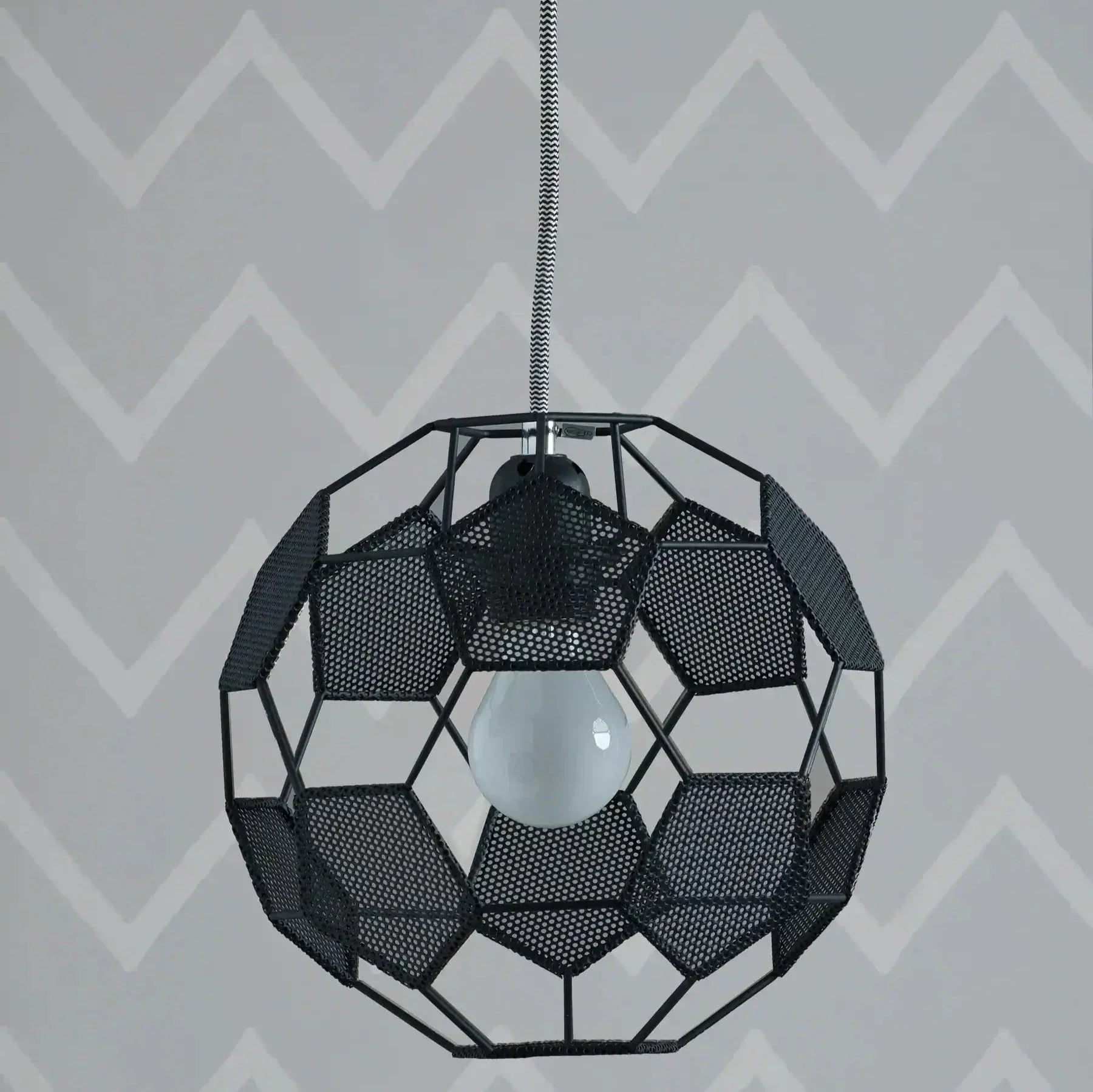 LightBall - Ceiling Lamp in Football Shape