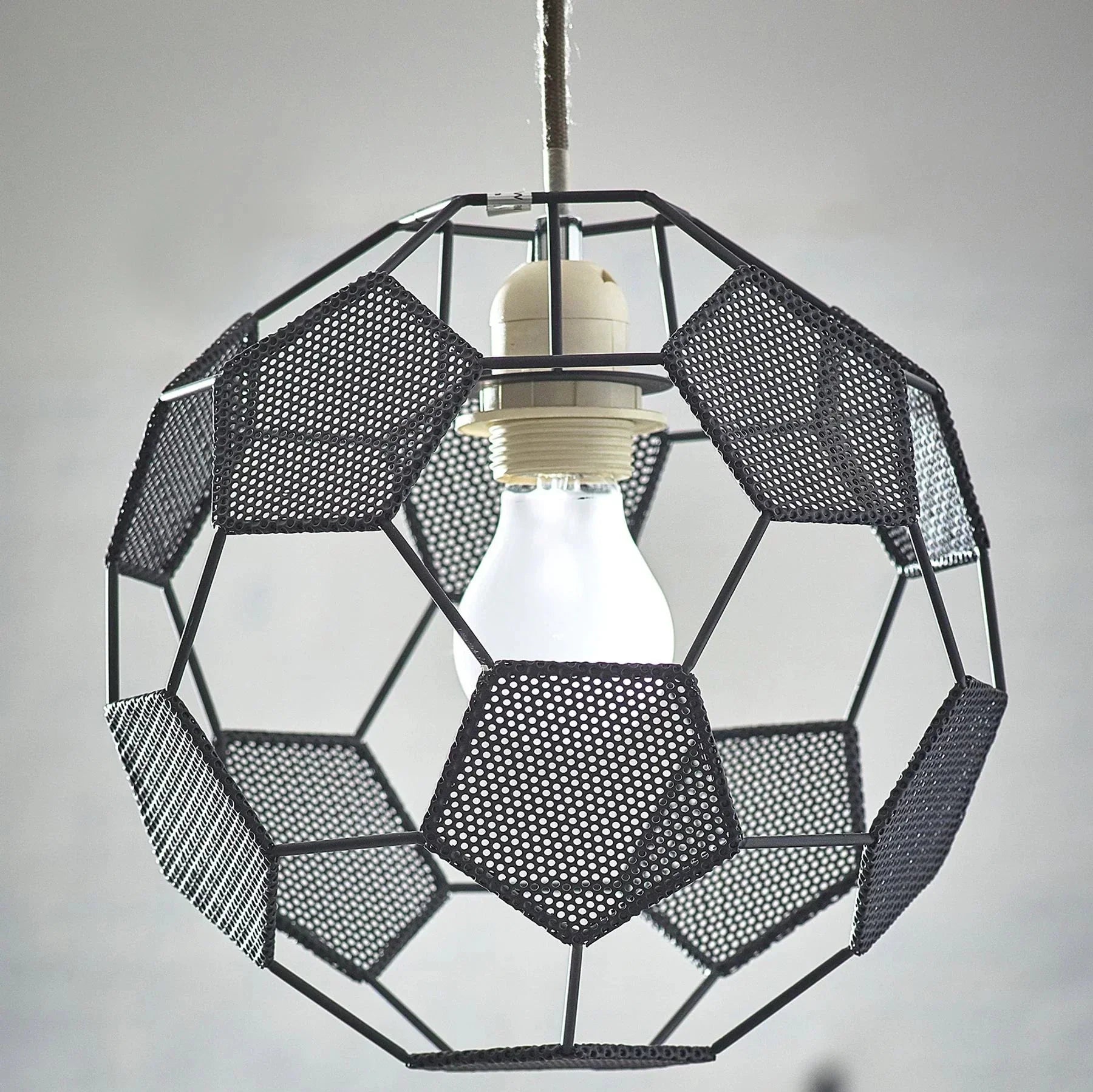 LightBall - Ceiling Lamp in Football Shape