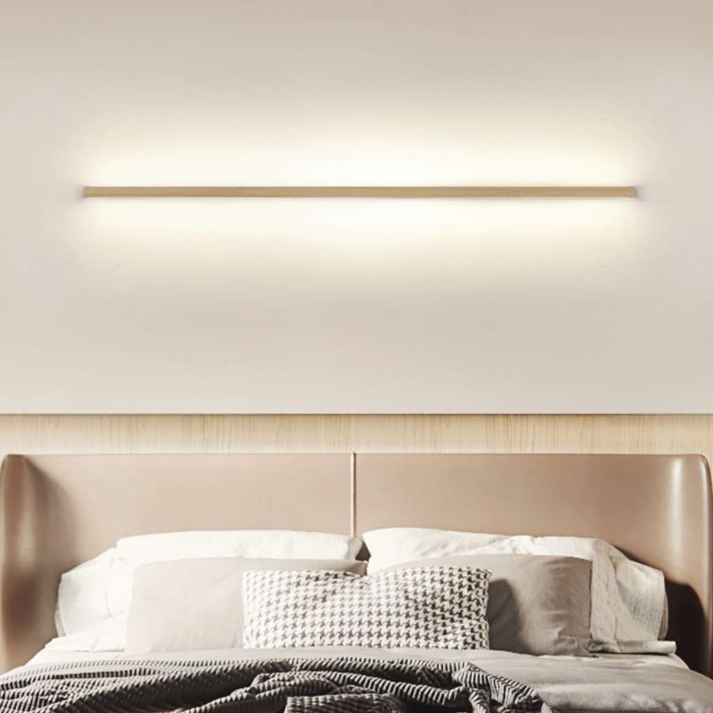 Wall Mounted LED Light Bar Linear Wood Lamp