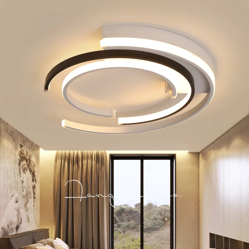 Modern LED Ceiling Light Dimmer | Designer Ceiling Lamp for Living Room