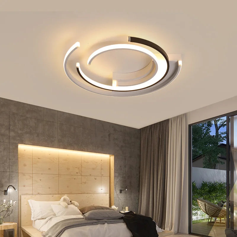 Modern LED Ceiling Light Dimmer | Designer Ceiling Lamp for Living Room