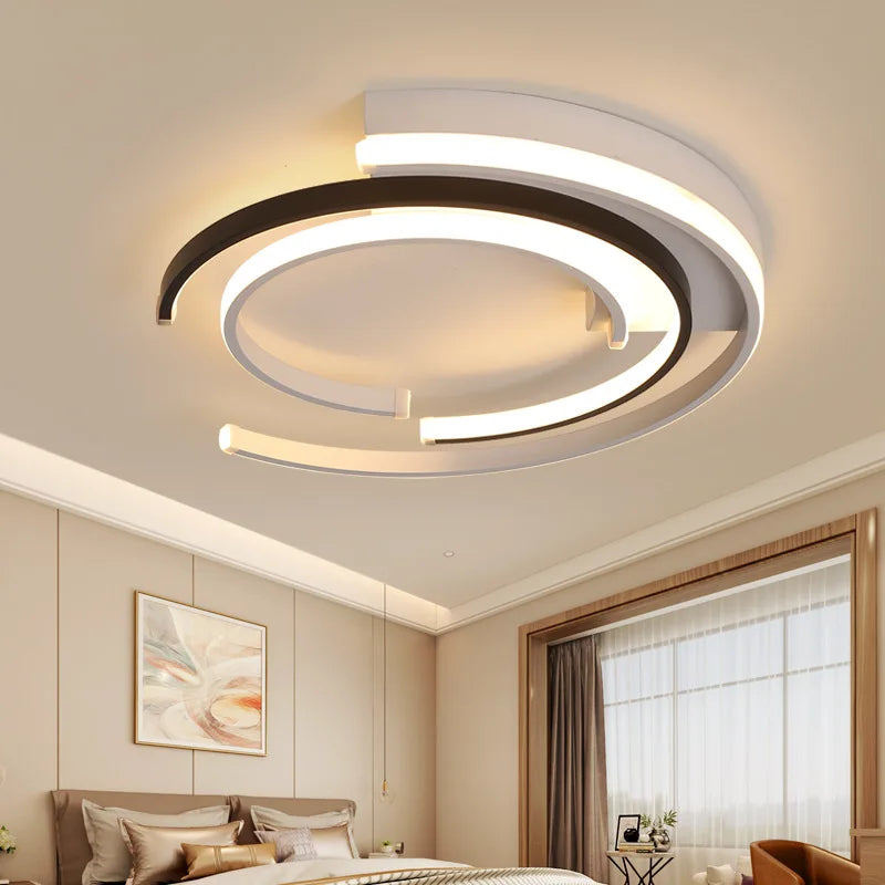 Modern LED Ceiling Light Dimmer | Designer Ceiling Lamp for Living Room