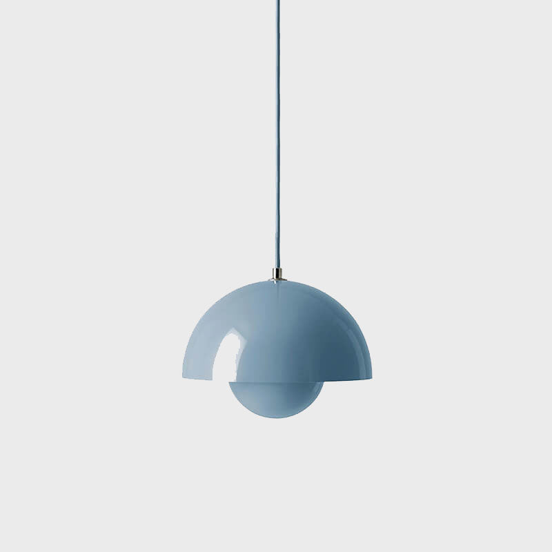 Nordic Macaron 1-Light Half-Circle Dome Pendant Light Lightz