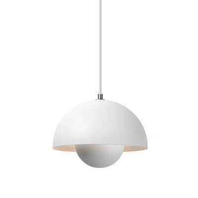 Nordic Macaron 1-Light Half-Circle Dome Pendant Light Lightz