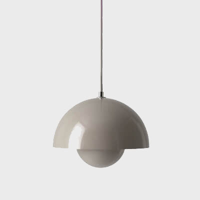 Nordic Macaron 1-Light Half-Circle Dome Pendant Light Lightz