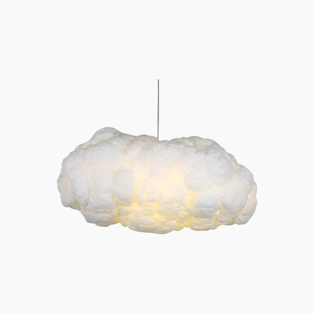 Nordic Unique Cotton Cloud Pendant Light, White