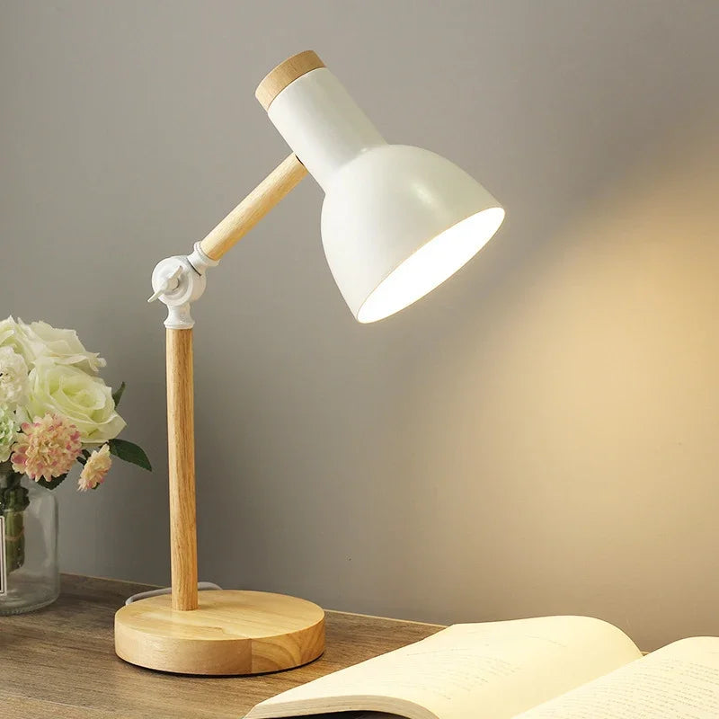 Garduru Colored Wooden Table Lamp