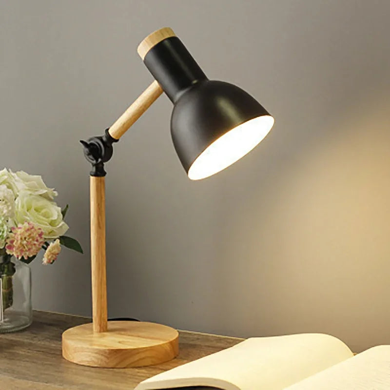 Garduru Colored Wooden Table Lamp