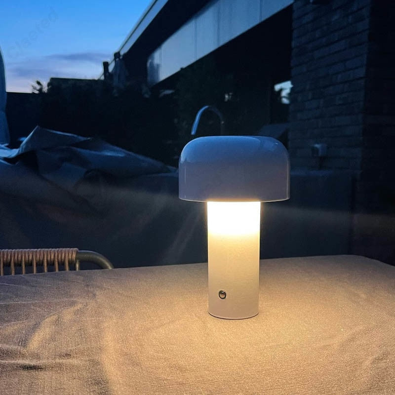 Portable USB Charging Touch Nightstand Lamp Living Room Decoration Lamp