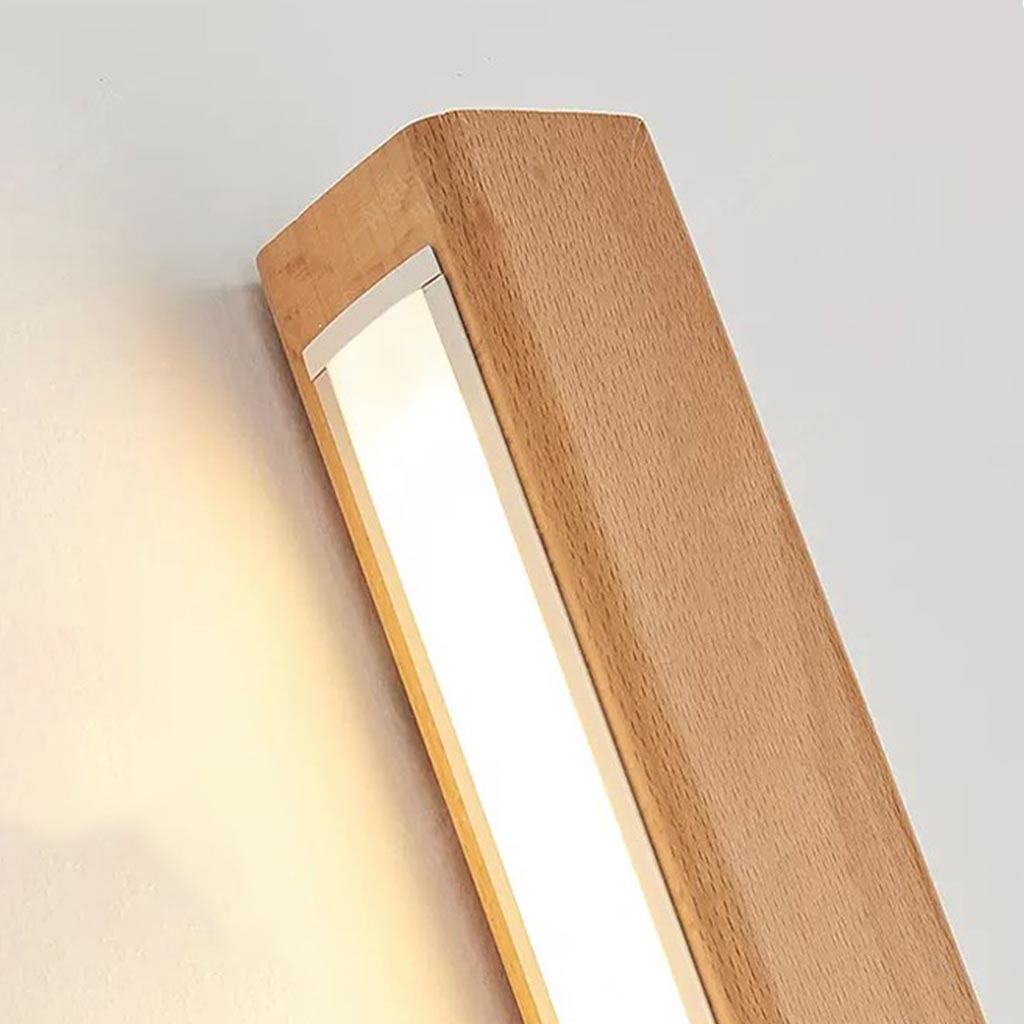 Wall Mounted LED Light Bar Linear Wood Lamp