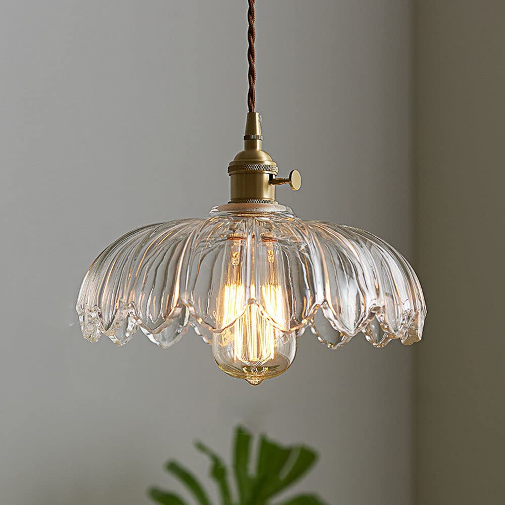 Vintage flower pendant lamp