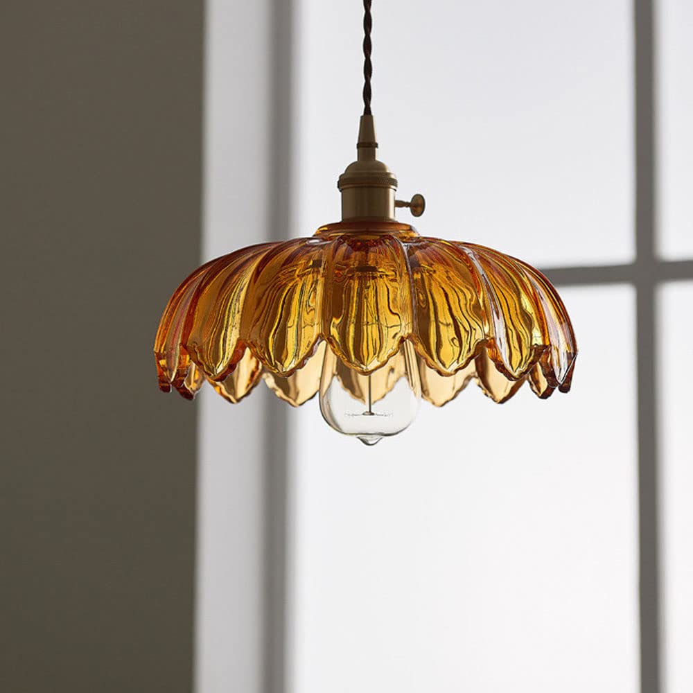 Vintage flower pendant lamp