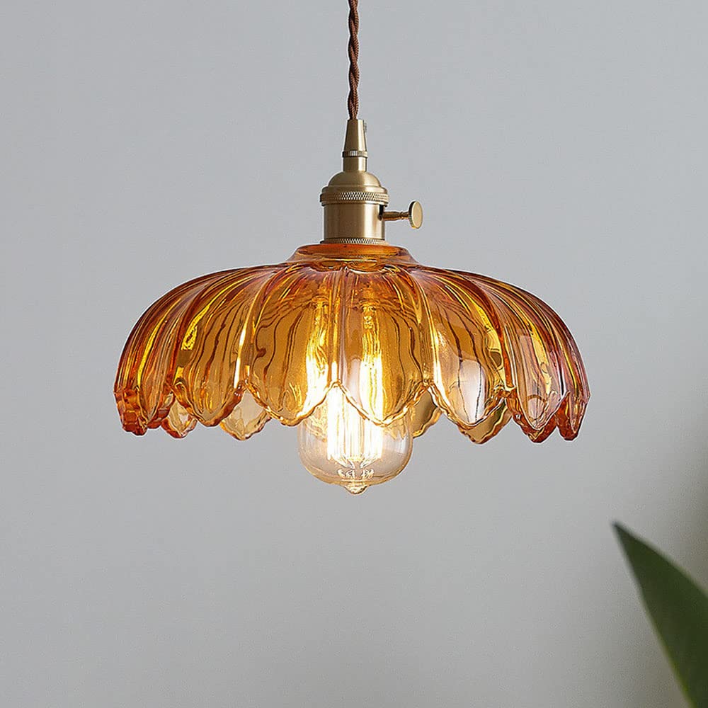 Vintage flower pendant lamp