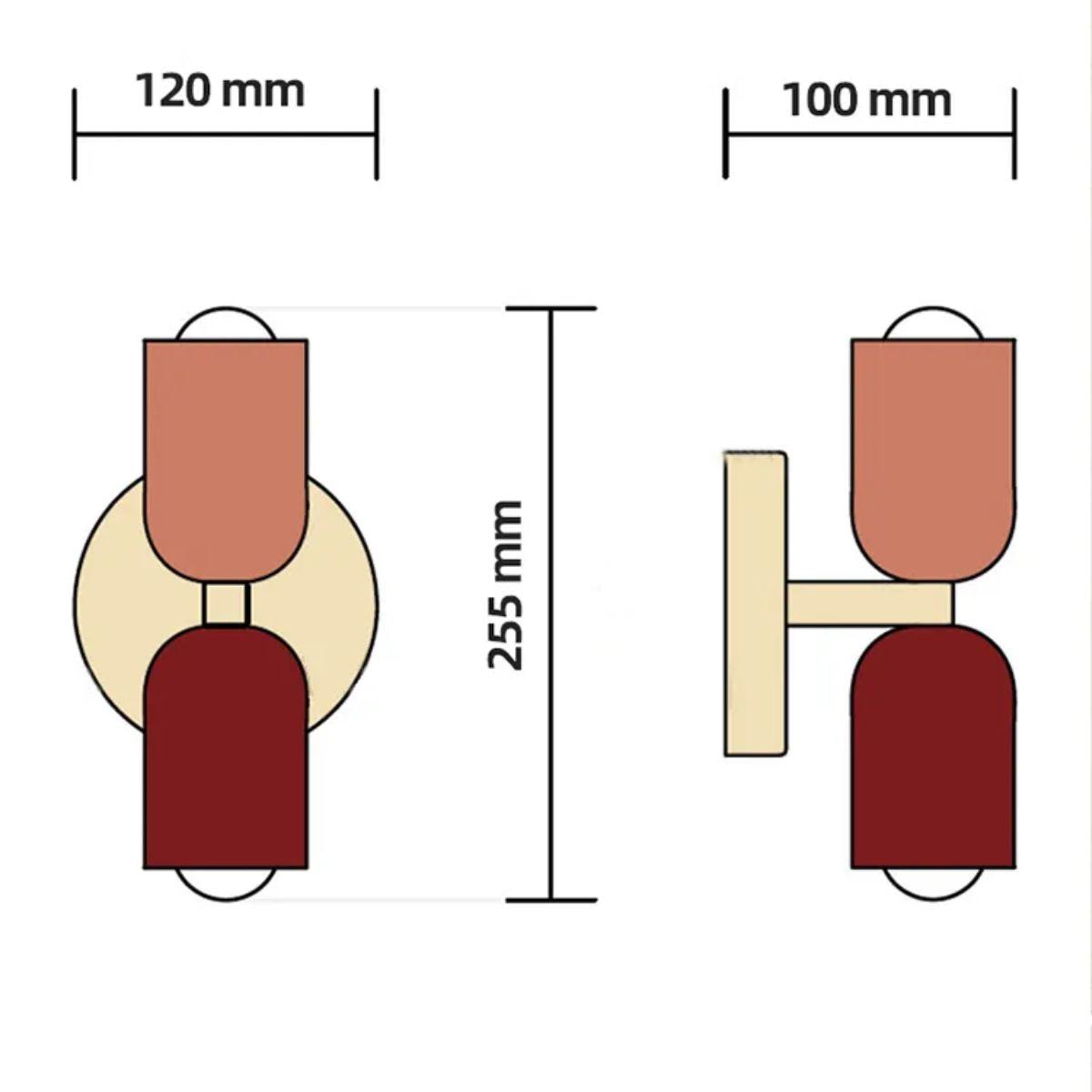 Garduru Double-Head Wall Lamp