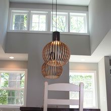 Handmade Wooden Pendant Light